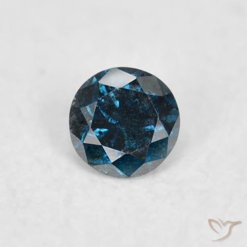 0.05ct Naturel Bleu Diamant, Tour, VS-SI