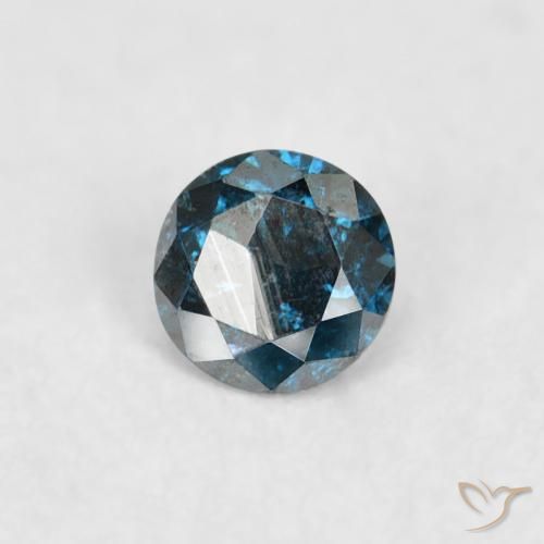 Diamant Bleu naturelle Tour, 0.05 ct, VS-SI