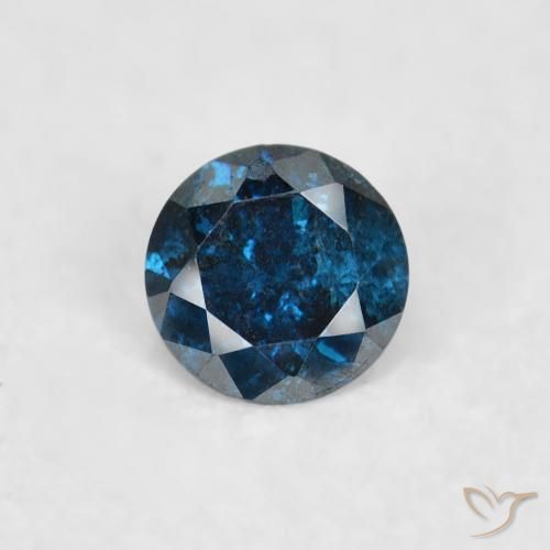 0.06ct Naturel Bleu Diamant, Tour, VS-SI