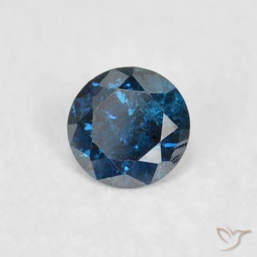 Diamant Bleu naturelle Tour, 0.06 ct, VS-SI
