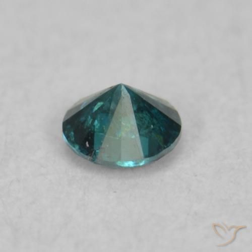 Diamant Vert naturelle Tour, 0.03 ct, VS-SI
