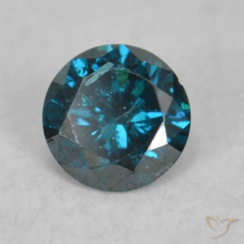 Diamant Bleu naturelle Tour, 0.07 ct, VS-SI