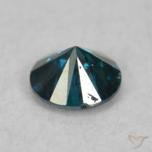 Diamant Bleu naturelle Tour, 0.07 ct, VS-SI