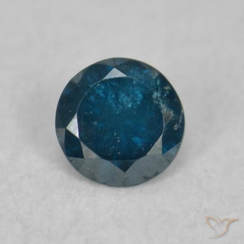 0.04ct Naturel Bleu Diamant, Tour, VS-SI