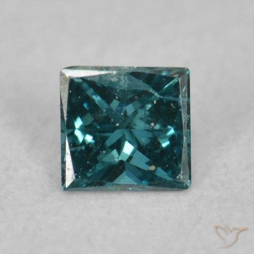 0.05ct Naturel Vert Diamant, Carré, VS-SI