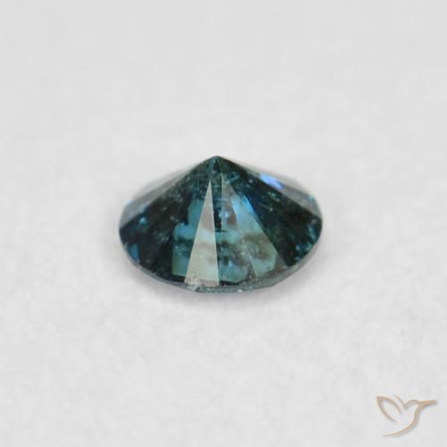 Diamant Vert naturelle Tour, 0.05 ct, VS-SI