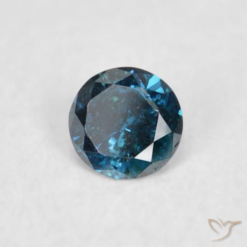 Diamant Bleu naturelle Tour, 0.04 ct, VS-SI