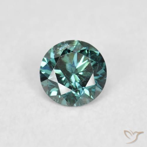 0.05ct Naturel Vert Diamant, Tour, VS-SI