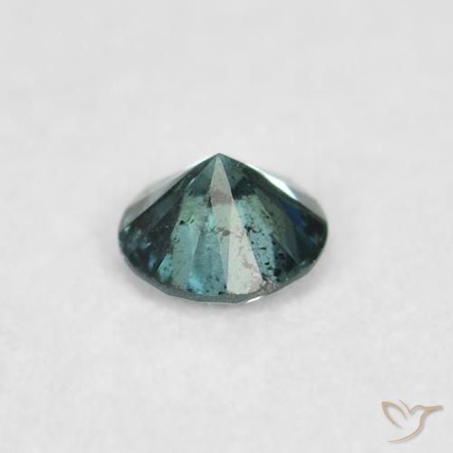Diamant Vert naturelle Tour, 0.05 ct, VS-SI