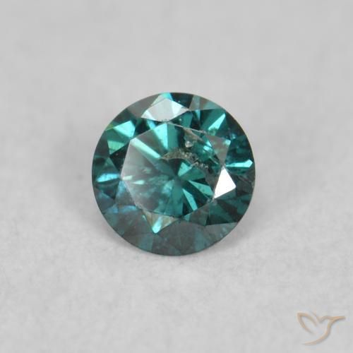 Diamant Vert naturelle Tour, 0.05 ct, SI