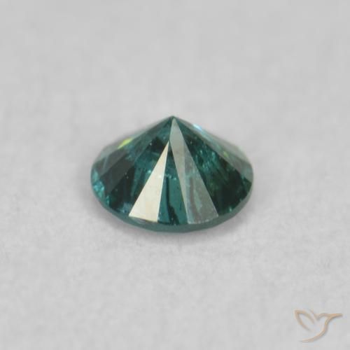 Diamant Vert naturelle Tour, 0.05 ct, SI