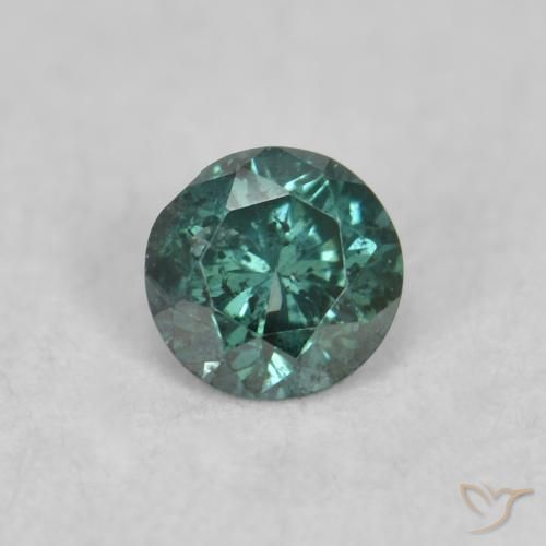 0.07ct Naturel Vert Diamant, Tour, SI