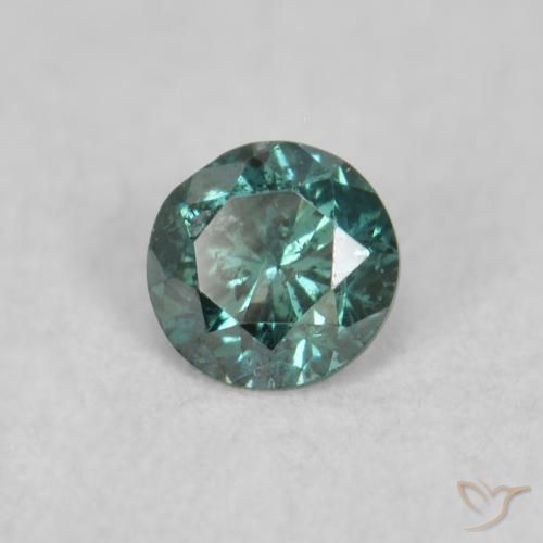Diamant Vert naturelle Tour, 0.07 ct, SI