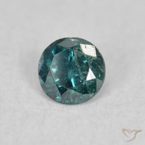 Diamant Vert naturelle Tour, 0.05 ct, SI