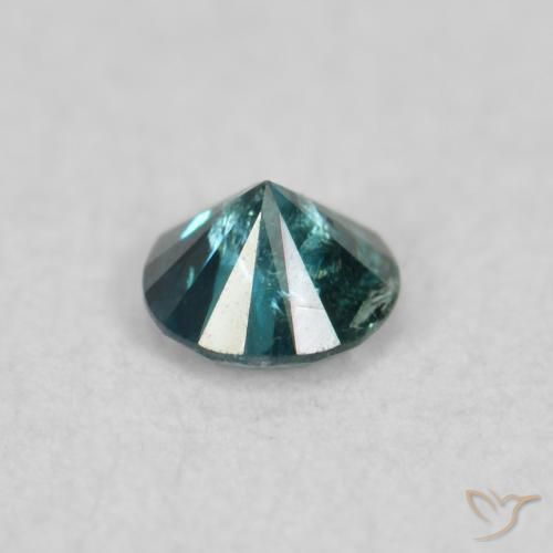 Diamant Vert naturelle Tour, 0.05 ct, SI