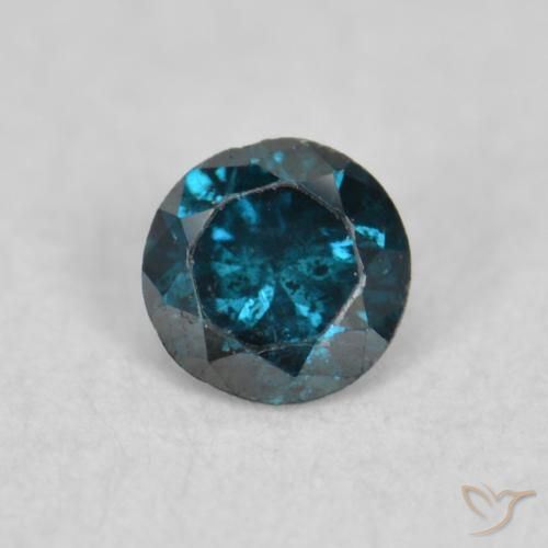 0.07ct Naturel Bleu Diamant, Tour, VS
