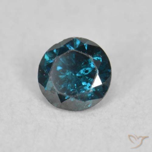 Diamant Bleu naturelle Tour, 0.07 ct, VS