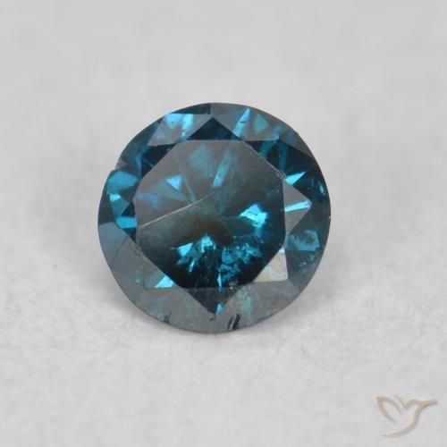Diamant Bleu naturelle Tour, 0.07 ct, SI