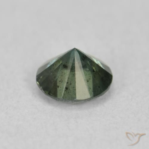 Diamant Vert naturelle Tour, 0.21 ct, VS-SI