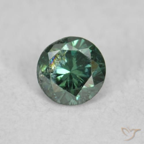 0.05ct Naturel Vert Diamant, Tour, VS-SI