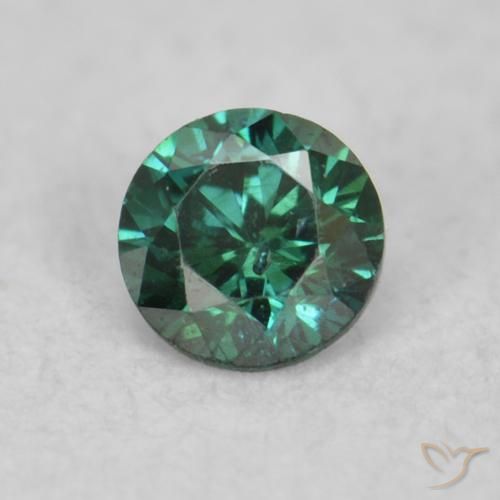 0.04ct Naturel Vert Diamant, Tour, VS-SI