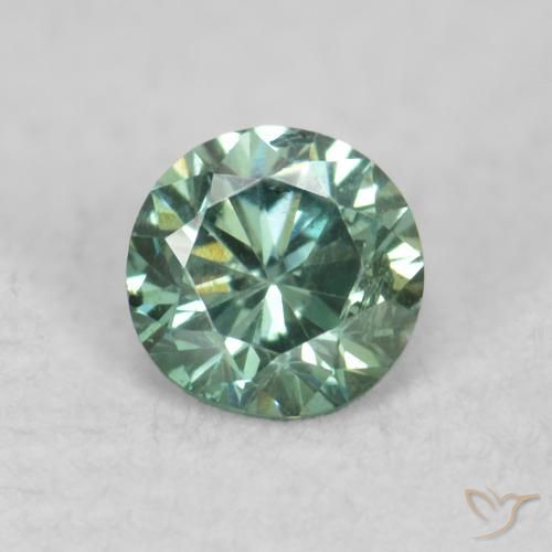 0.08ct Naturel Vert Diamant, Tour, VS-SI
