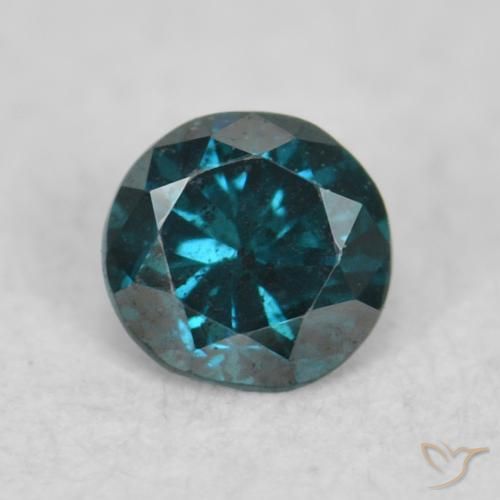 0.06ct Naturel Bleu Diamant, Tour, VS-SI
