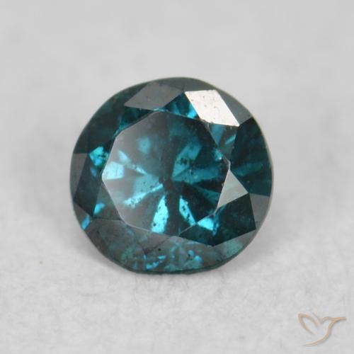 Diamant Bleu naturelle Tour, 0.06 ct, VS-SI