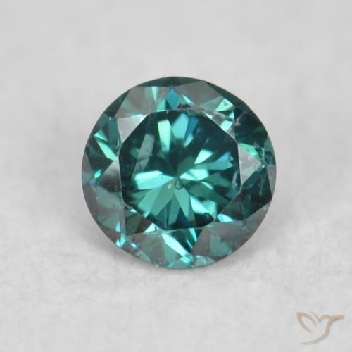 0.06ct Naturel Vert Diamant, Tour, VS-SI