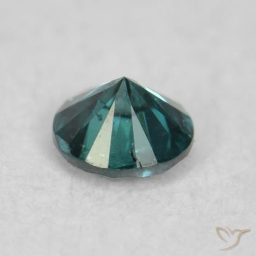 Diamant Vert naturelle Tour, 0.06 ct, VS-SI