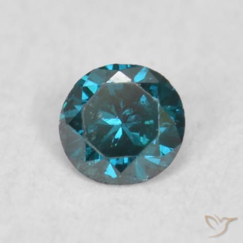 Diamant Bleu naturelle Tour, 0.03 ct, VS