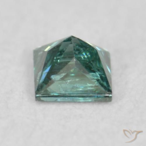 Diamant Vert naturelle Carré, 0.08 ct, VS