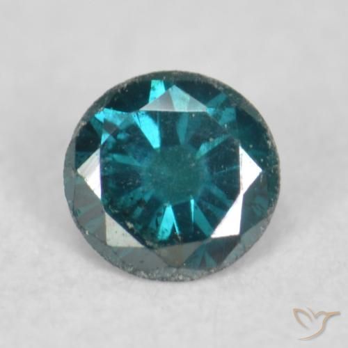 0.07ct Naturel Bleu Diamant, Tour, VS