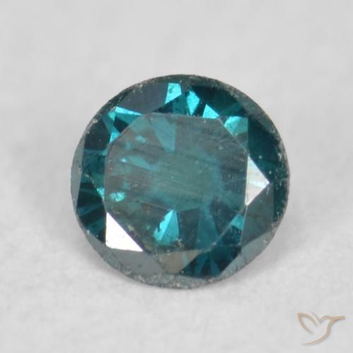 Diamant Bleu naturelle Tour, 0.07 ct, VS