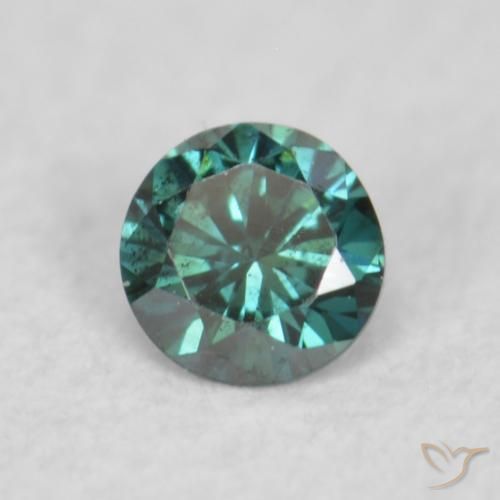 Diamant Vert naturelle Tour, 0.03 ct, VS