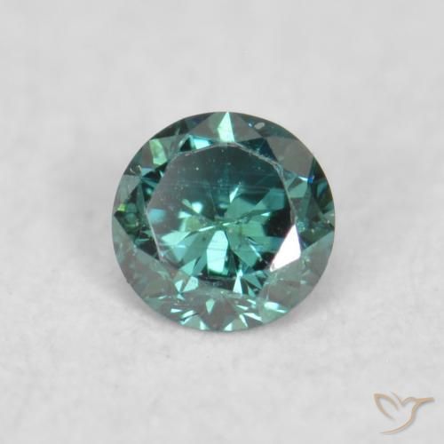 Diamant Vert naturelle Tour, 0.02 ct, VS