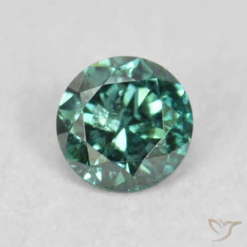 0.06ct Naturel Vert Diamant, Tour, SI