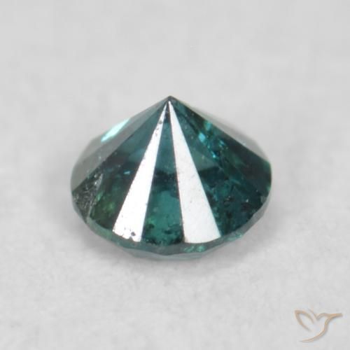Diamant Vert naturelle Tour, 0.08 ct, SI