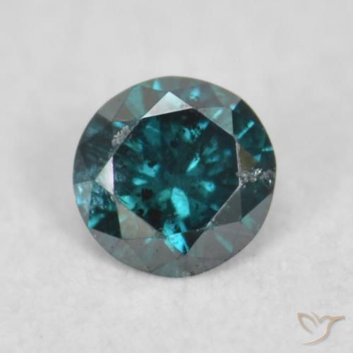 0.06ct Naturel Bleu Diamant, Tour, SI