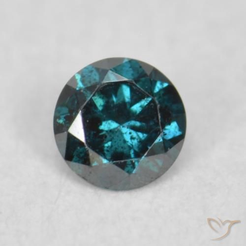 0.05ct Naturel Bleu Diamant, Tour, VS