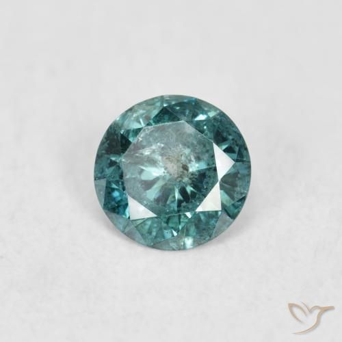Diamant Vert naturelle Tour, 0.16 ct, SI