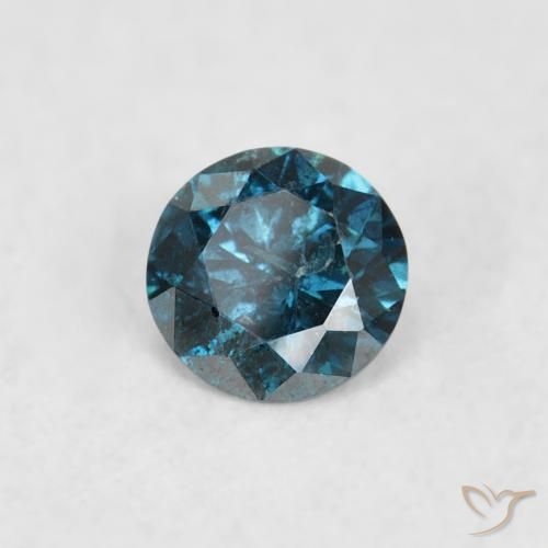 Diamant Bleu naturelle Tour, 0.07 ct, SI