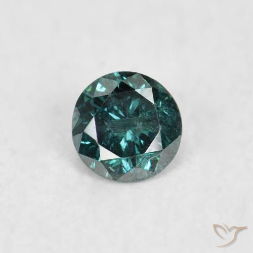 0.07ct Naturel Vert Diamant, Tour, SI