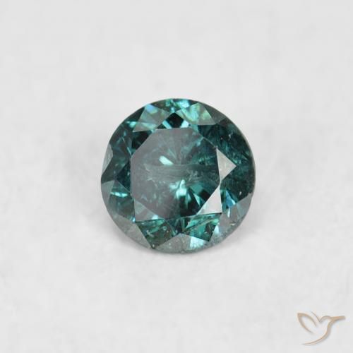 Diamant Vert naturelle Tour, 0.07 ct, SI
