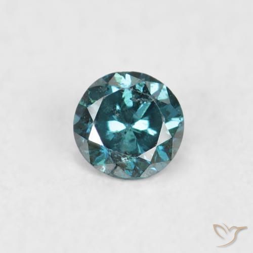 0.06ct Naturel Bleu Diamant, Tour, VS