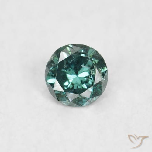 0.06ct Naturel Vert Diamant, Tour, SI