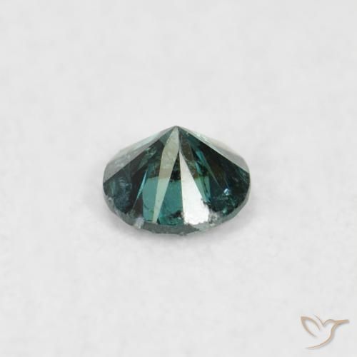 Diamant Vert naturelle Tour, 0.06 ct, SI