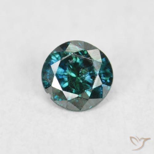 0.04ct Naturel Vert Diamant, Tour, SI