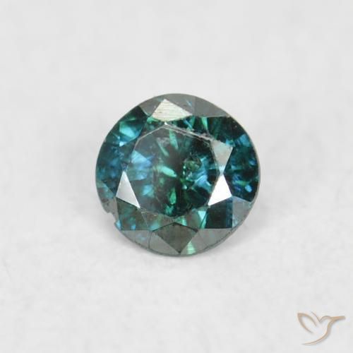 Diamant Vert naturelle Tour, 0.04 ct, SI