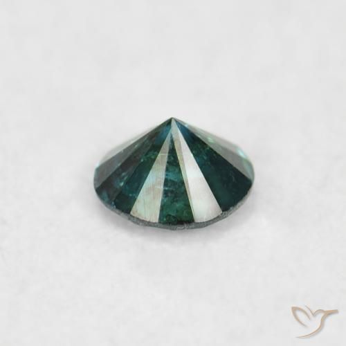 Diamant Vert naturelle Tour, 0.04 ct, SI